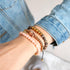 Pink Aventurine | .925 Sterling Gold Vermeil | Healing Gemstone Bead Bracelet